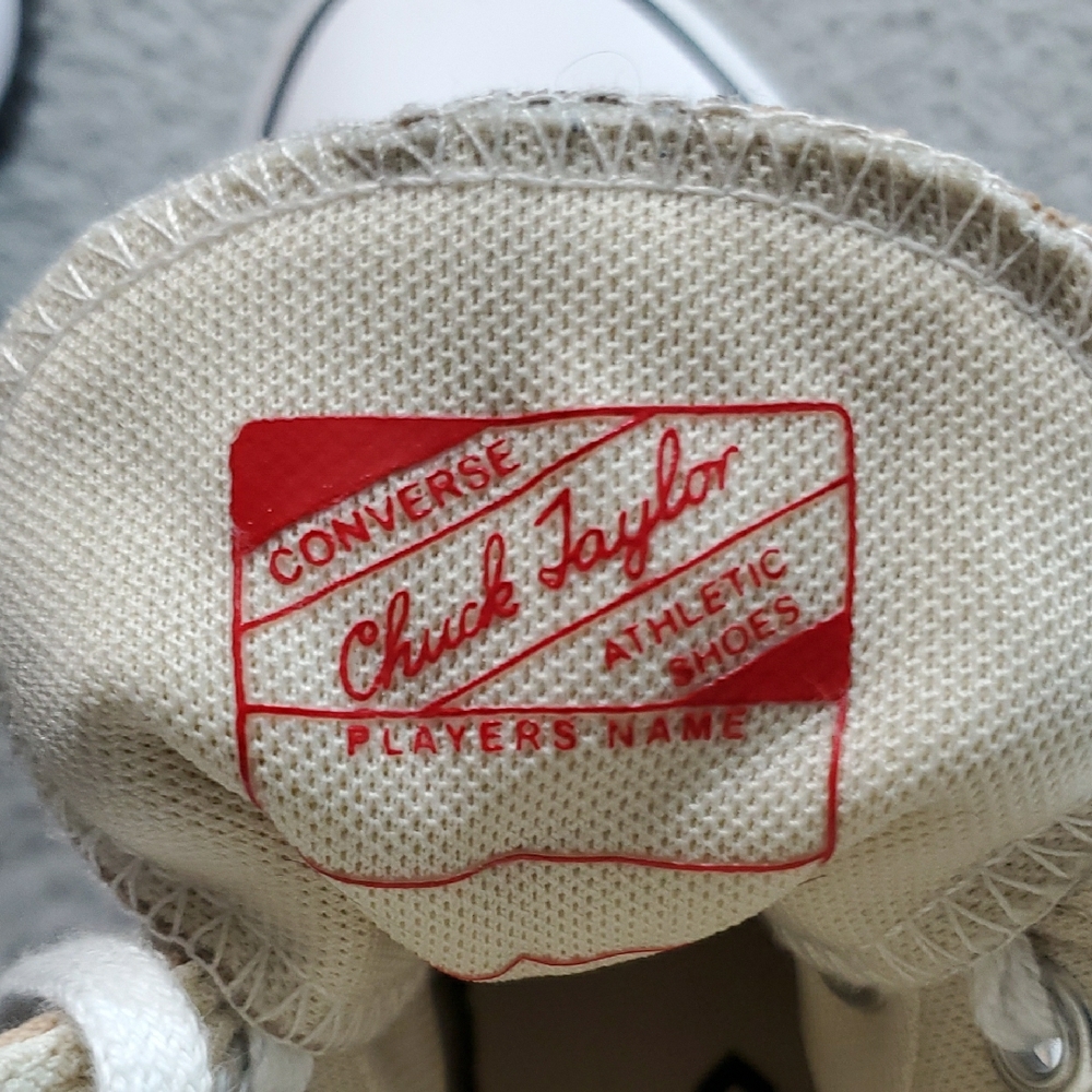 Converse Women's Beige High-Top Platform Sneakers with Chunky Tread Size 8.5 - Picture 11 of 13